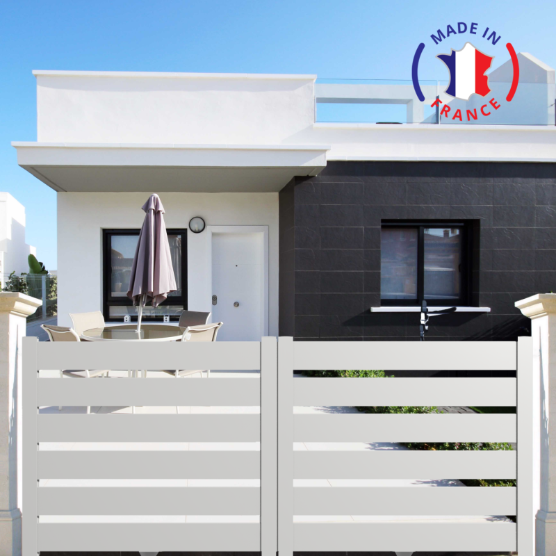 Portail aluminium coulissant SAH en kit