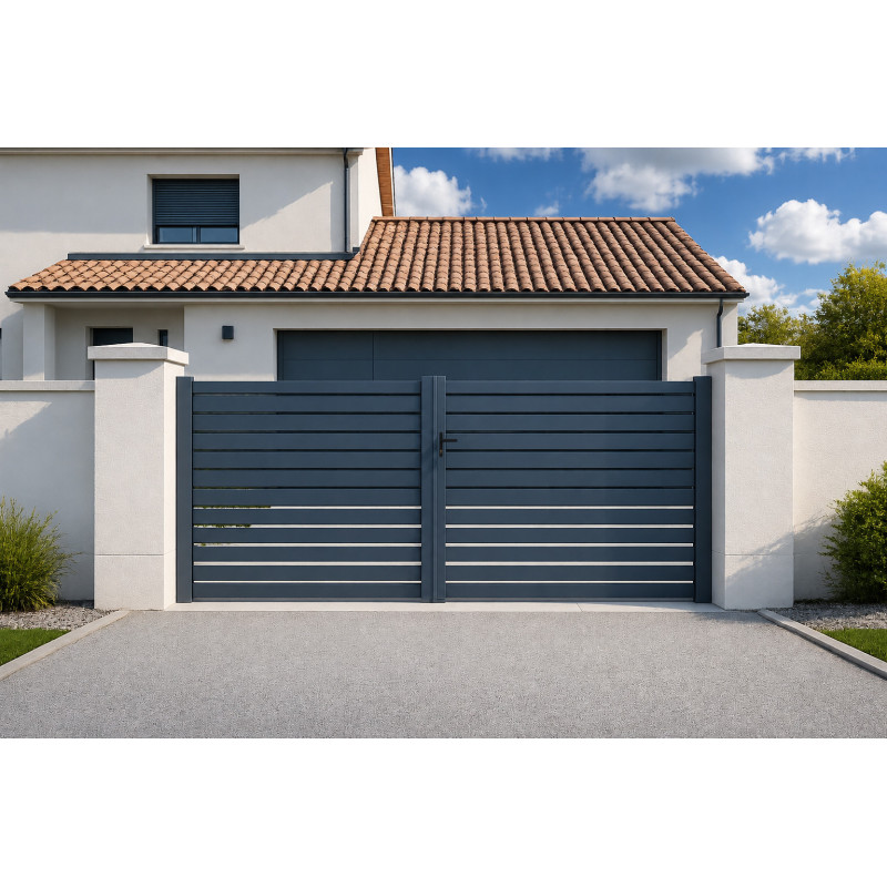 copy of Portail battant alu en kit - LORIA