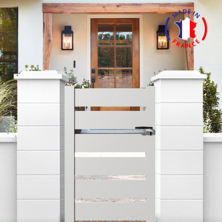 Portillon en kit aluminium SAH - L.1000 (entre piliers) x H.1500 mm