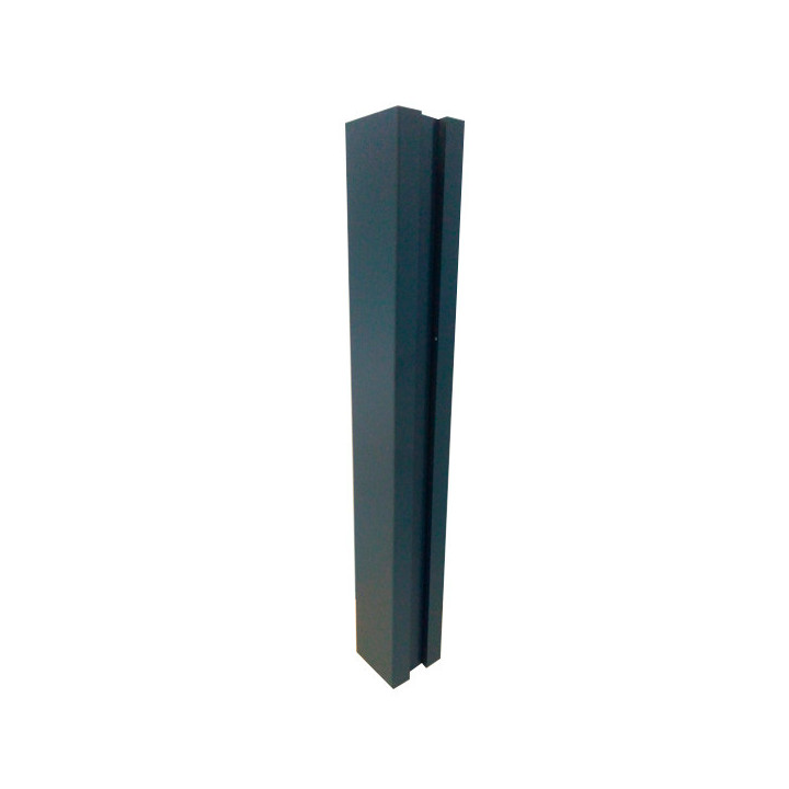 Poteaux carrés en aluminium pour clôtures