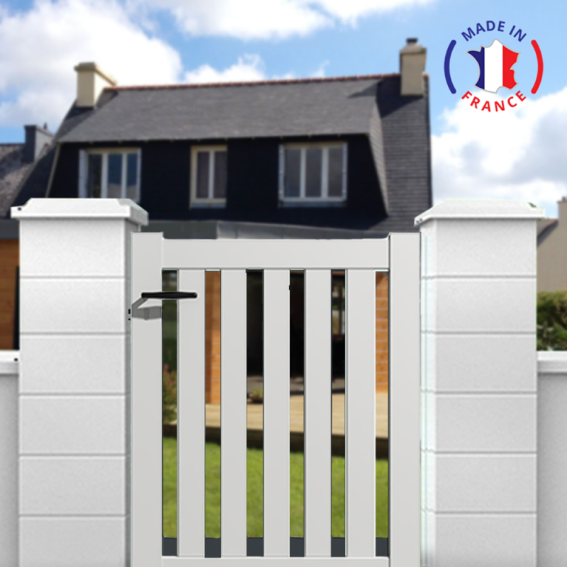 Portillon aluminium modèle ajouré en kit