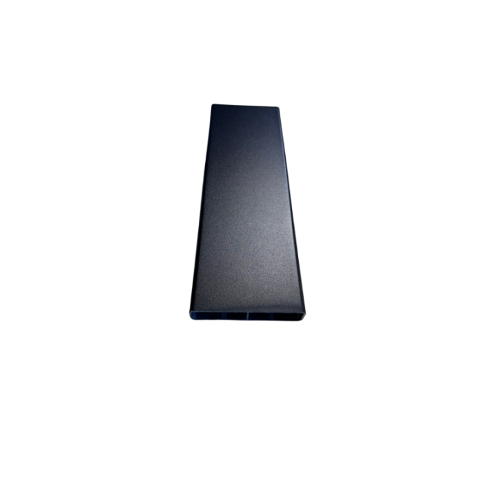 Barreau en aluminium Dimensions L.2000 X l.20 X H.95mm - Noir (RAL 9005)