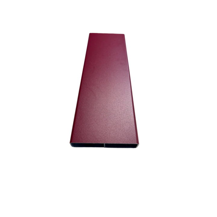Barreau en aluminium Dimensions L.2000 X l.20 X H.95mm - Rouge (RAL 3004)